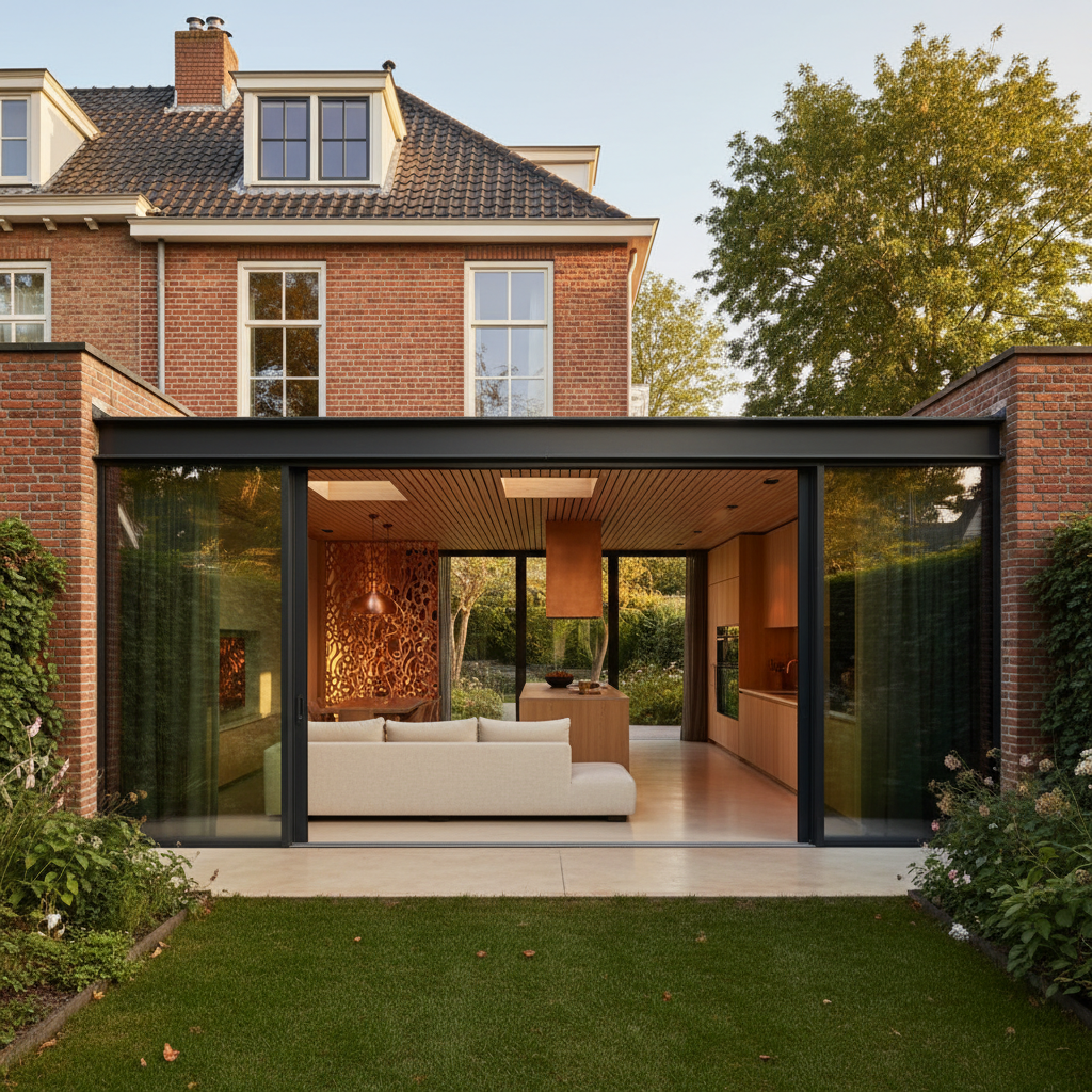 Glazen aanbouw