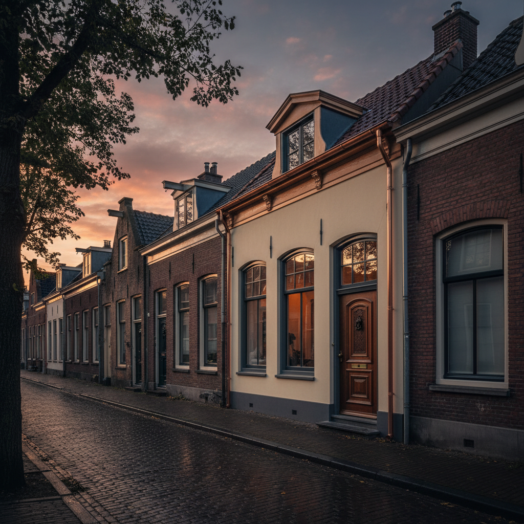 Straatbeeld na renovatie