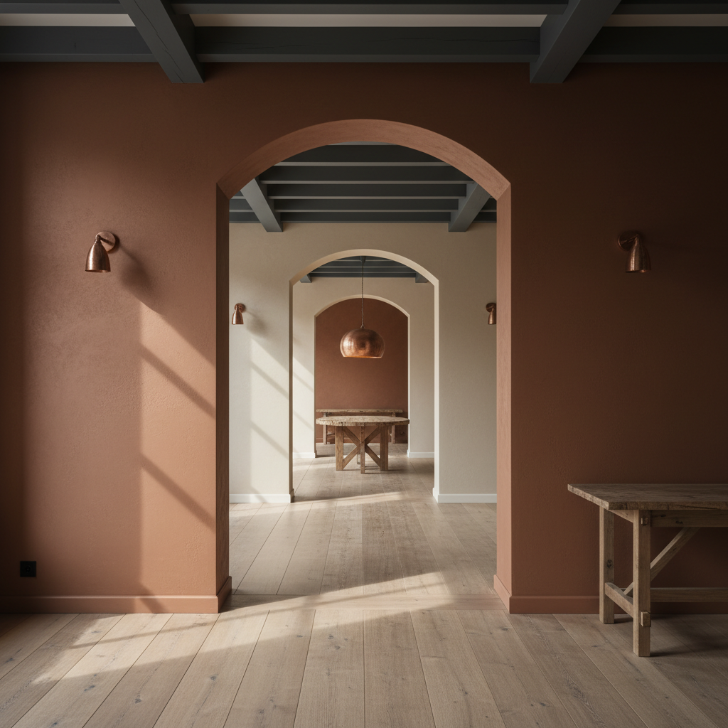 Doorkijk meerdere kamers