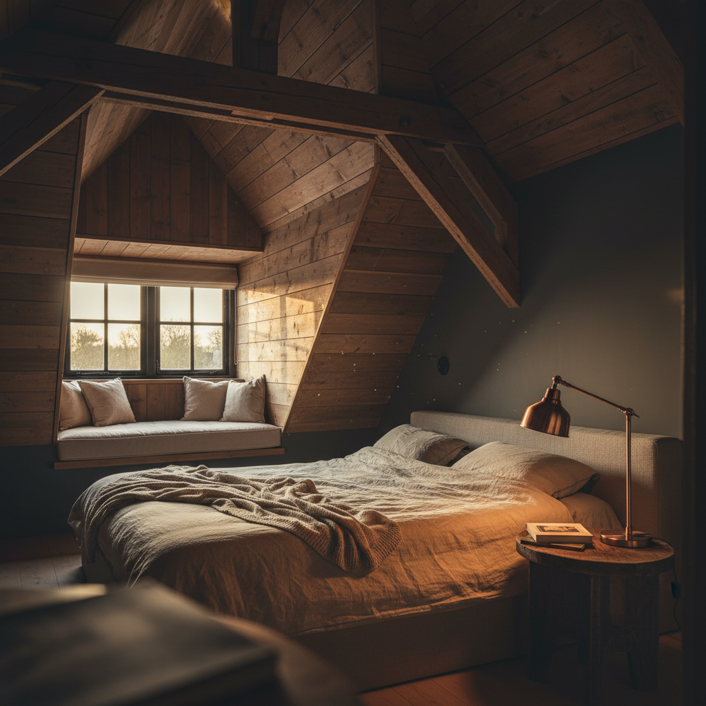 Zolderslaapkamer